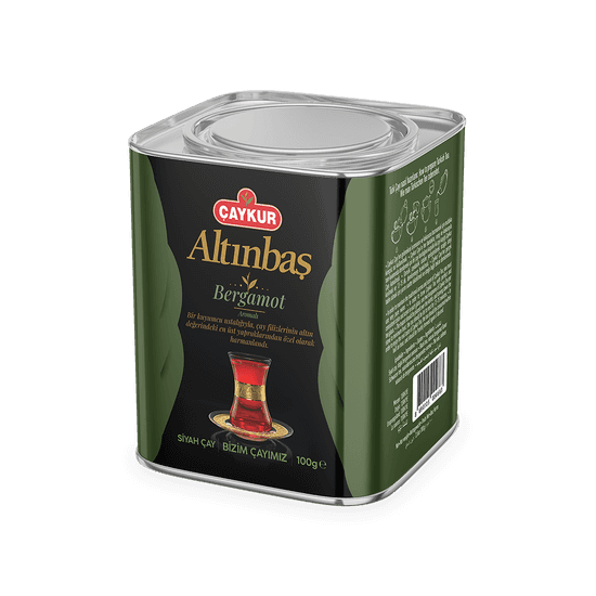 Altınbaş Çayı Teneke Kutu Bergamot Aromalı 100 Gr.